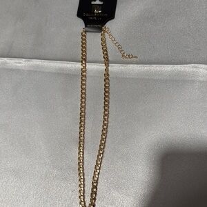 Stainless Steel 18” Gold Necklace